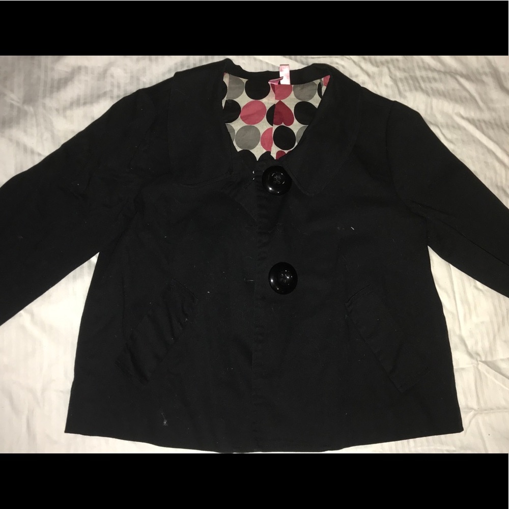 Black overcoat/blazer